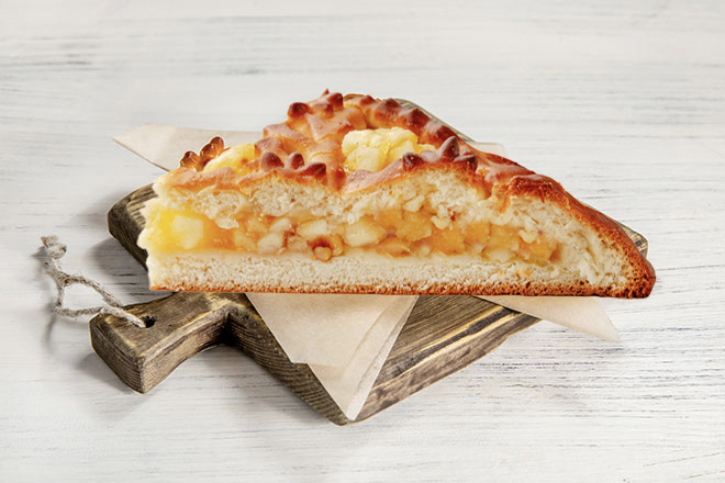 Пирог постный с яблоком и грушей в Пироговом Дворике