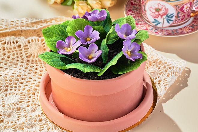 Торт "Мамин любимый цветок" в Пироговом Дворике