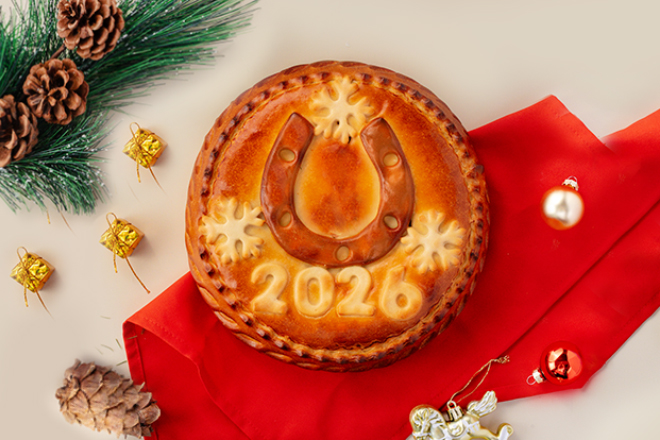 Пирог с капустой «Подкова на удачу» в Пироговом Дворике