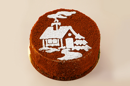 Торт сметанник «Счастливый дом» в Пироговом Дворике