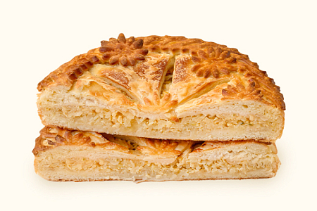 Слоеный пирог с капустой в Пироговом Дворике